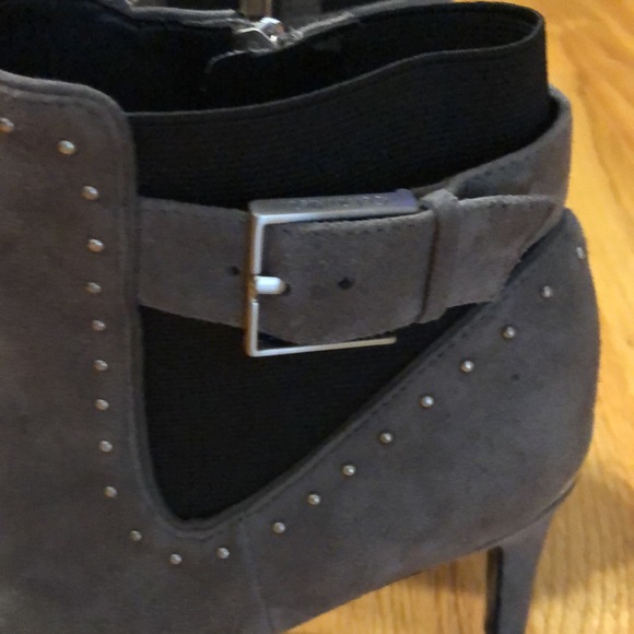 Grey suede CK Booties - Picture 2 of 11